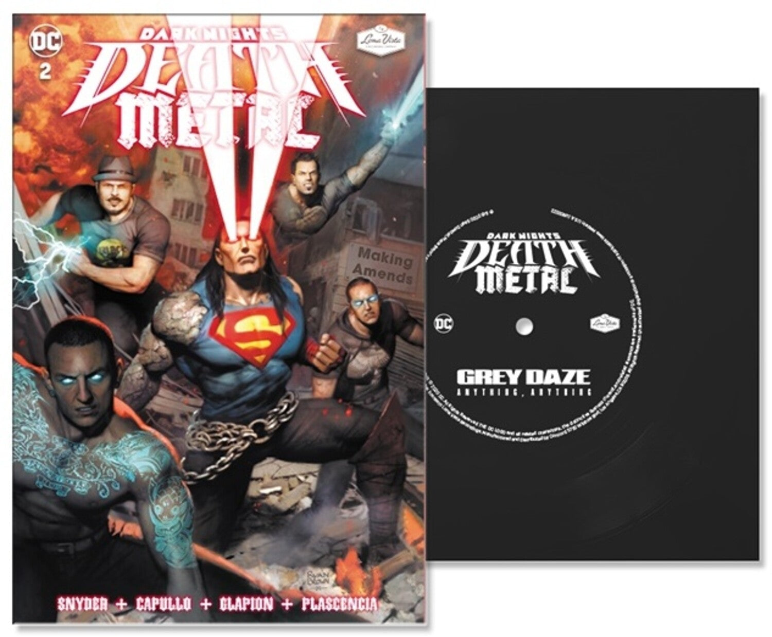 Grey Daze - Anything, Anything (DC - Dark Nights: Death Metal Version) (Red Vinyl)
