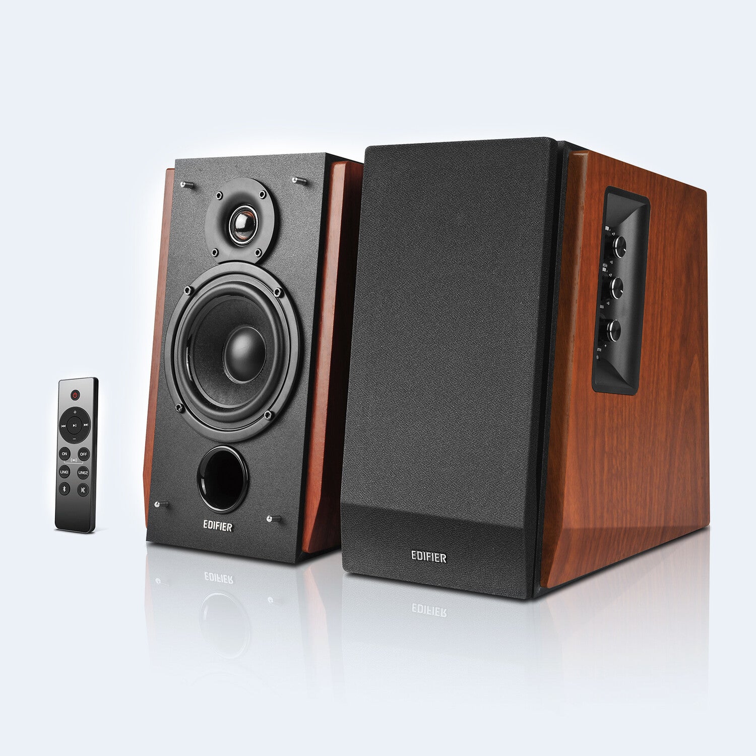 Edifier R1700BTs Powered Bluetooth 5.0 Wireless Bookshelf Speakers - 66 Watts