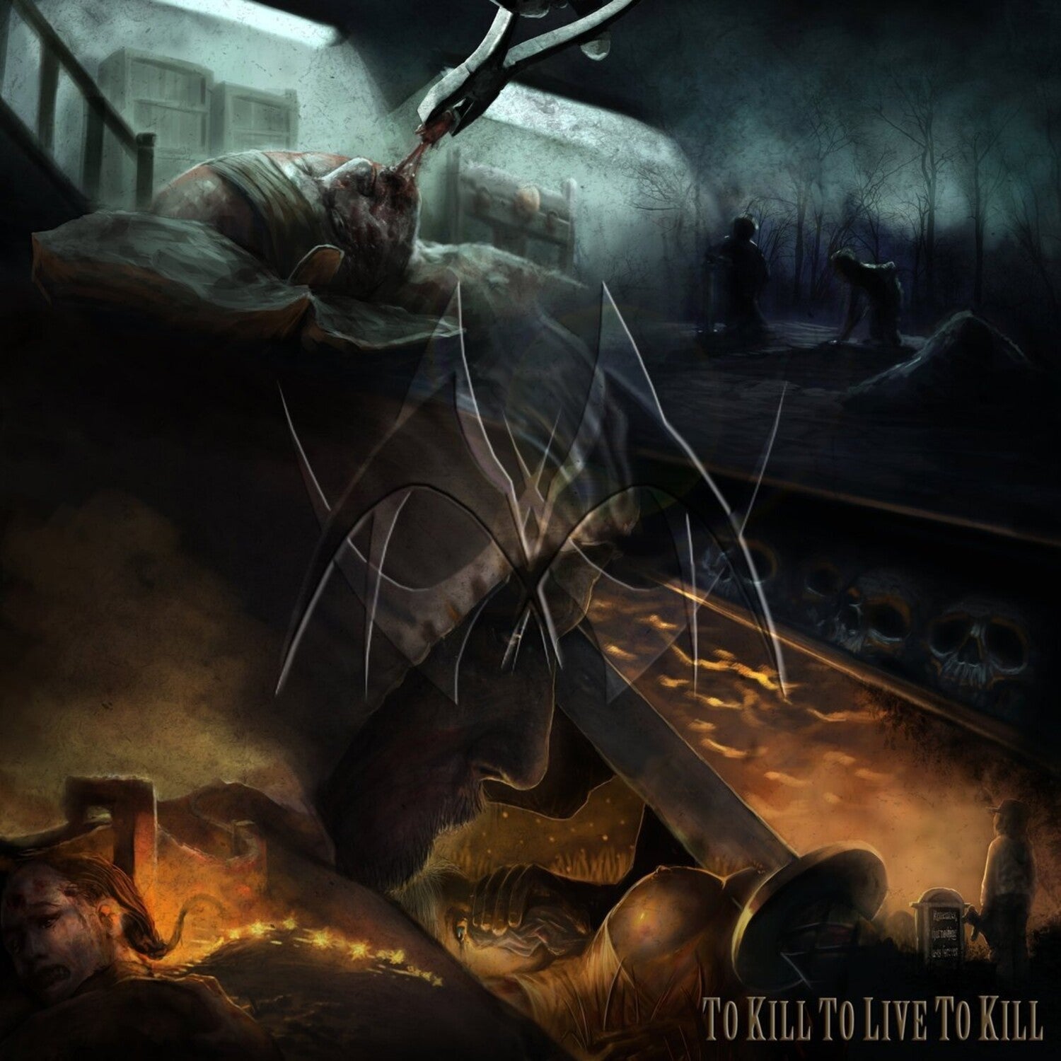 Manticora - To Kill to Live to Kill & To Live to Kill to Live 3xLP (Blue Vinyl)