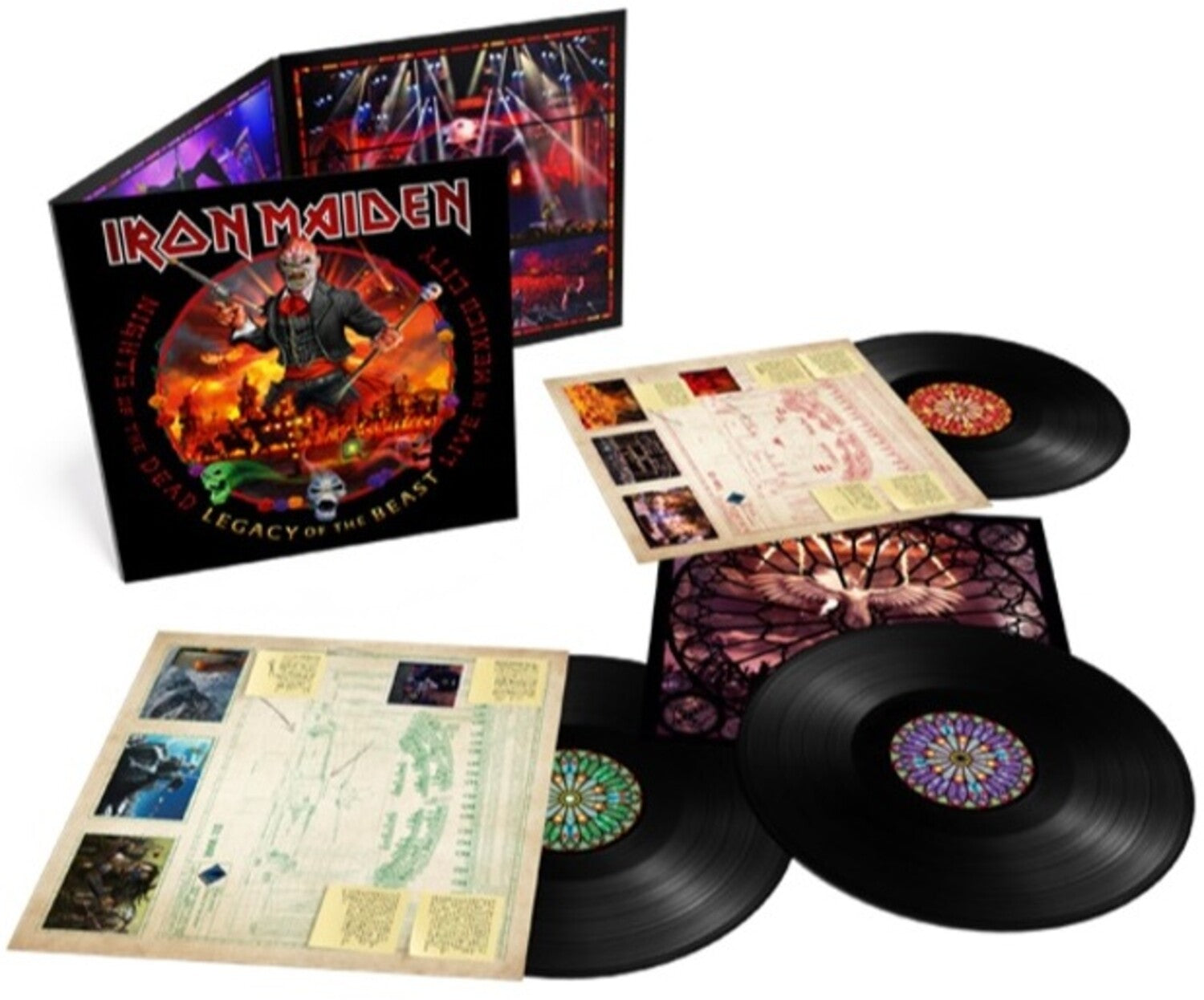 Iron Maiden - Night Of The Dead, Legacy Of The Beast: Live In Mexico City 3xLP