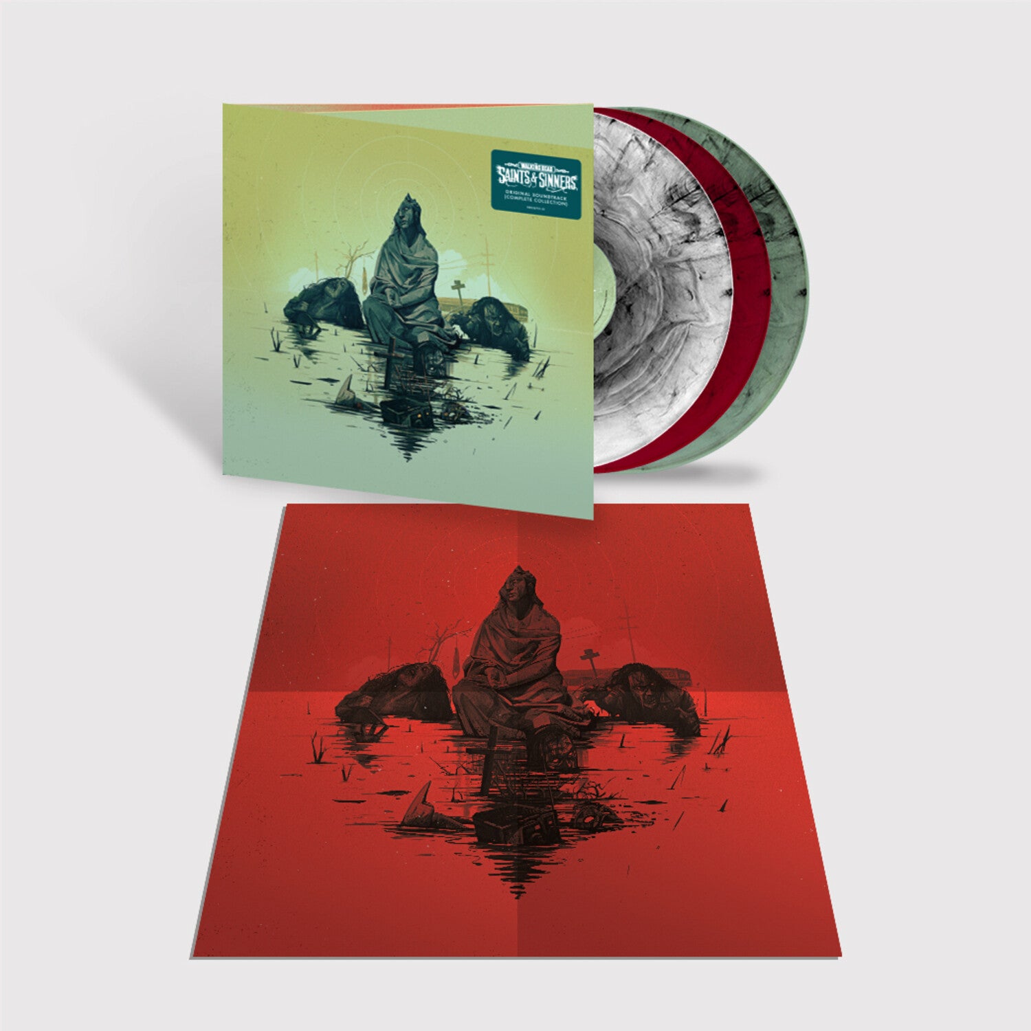Various Artists - The Walking Dead: Saints & Sinners (Original Soundtrack) (Complete Collection) 3xLP (Clear Vinyl)