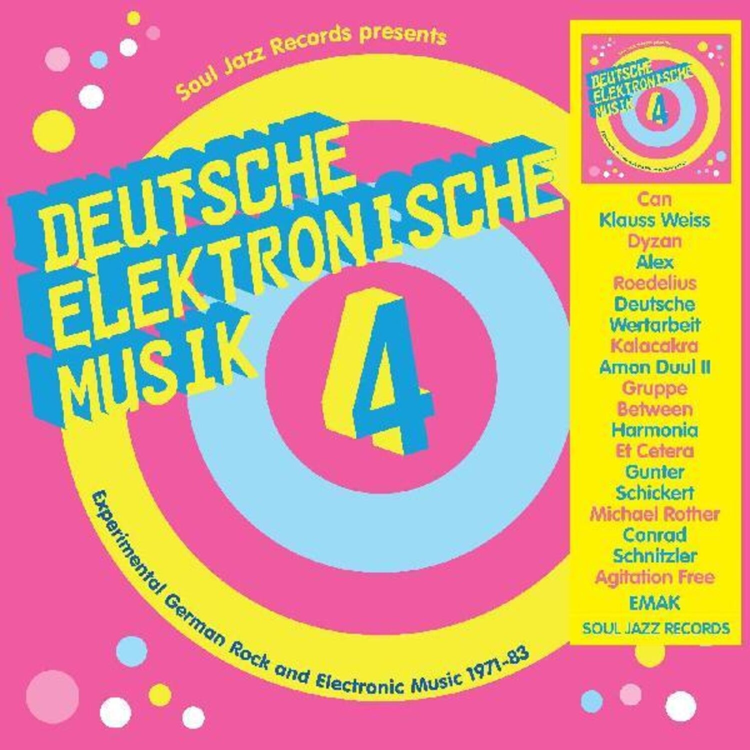Soul Jazz Records - Deutsche Elektronische Musik 4 - Experimental German Rock and German Rock and Electronic Music 1971-83 3xLP