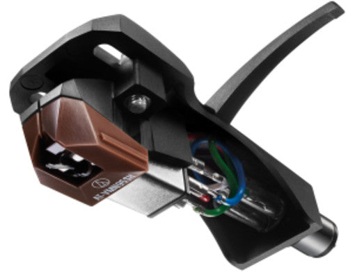 Audio Technica Atvm95Sh/H Hdshl Crtrdg Unv Black - Audio Technica AT-VM95SH/H Headshell/Dual Moving Magnet Cartridge Combo Kit (Black/Brown)