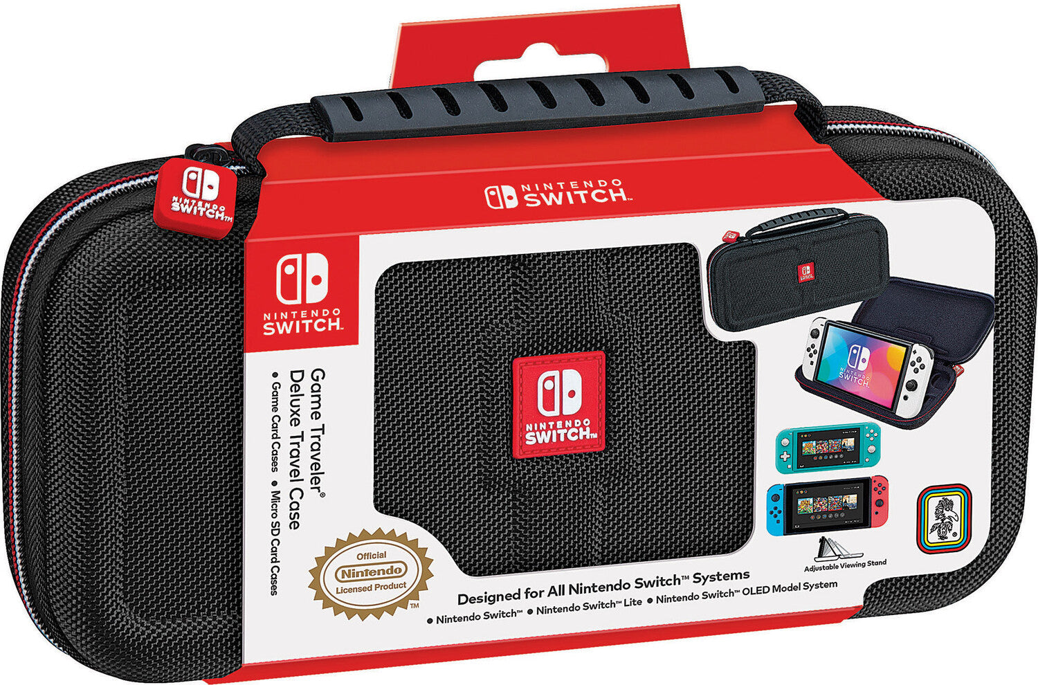 Switch Accessory: Case - RDS Deluxe Travel Case - : Officially Licensed by Nintendo
