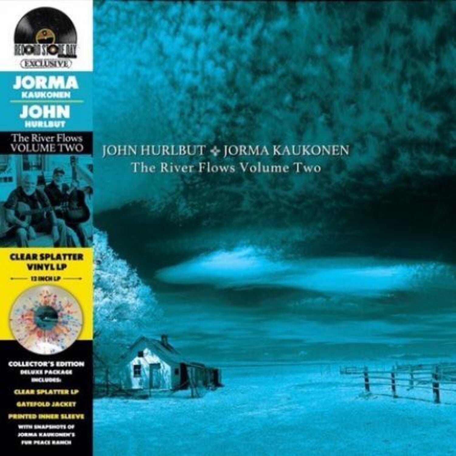 John Hurlbut / Jorma Kaukonen - The River Flows Vol. 2 (Clear Vinyl)