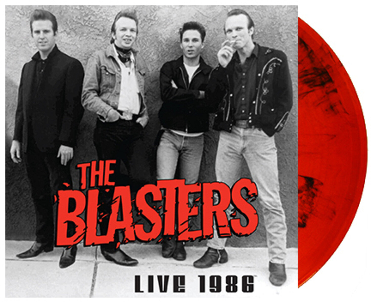Blasters - The Blasters Live 1986 - Transparent Fire Orange & Black Vinyl (Orange Vinyl)