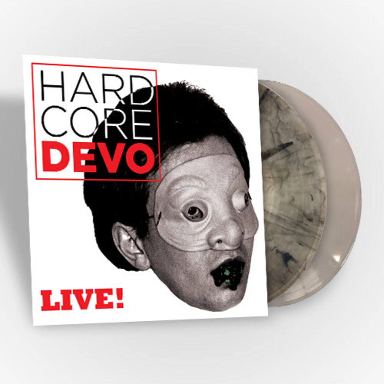 Devo - Hardcore Devo Live! - Hardcore Edition Natural & Blackl / Natual & Milky White Vinyl 2xLP (Clear Vinyl)