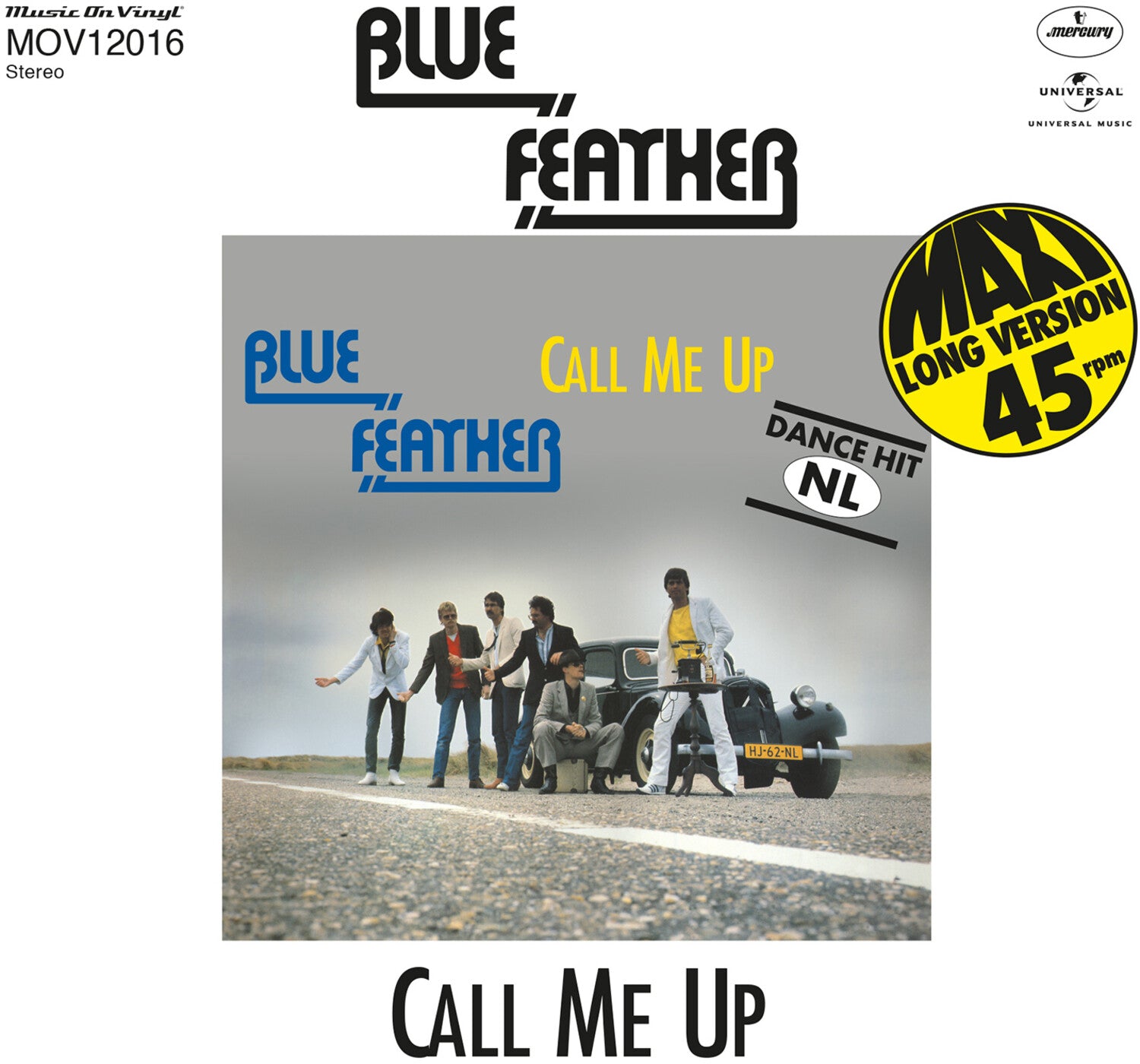 Blue Feather - Call Me Up / Let's Funk Tonight (Blue Vinyl)