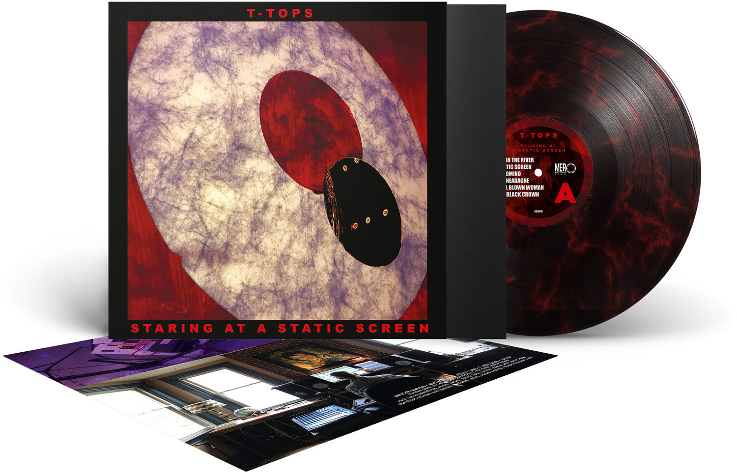 T-Tops - Staring At A Static Screen (Red Vinyl)