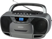 Jensen CD590 Bluetooth Boombox CD Cassette Recorder AM/FM