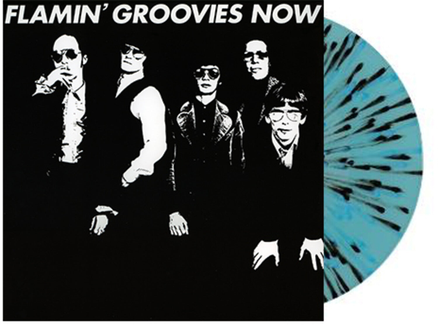 Flamin' Groovies - Now - Blue and Black Splatter Vinyl