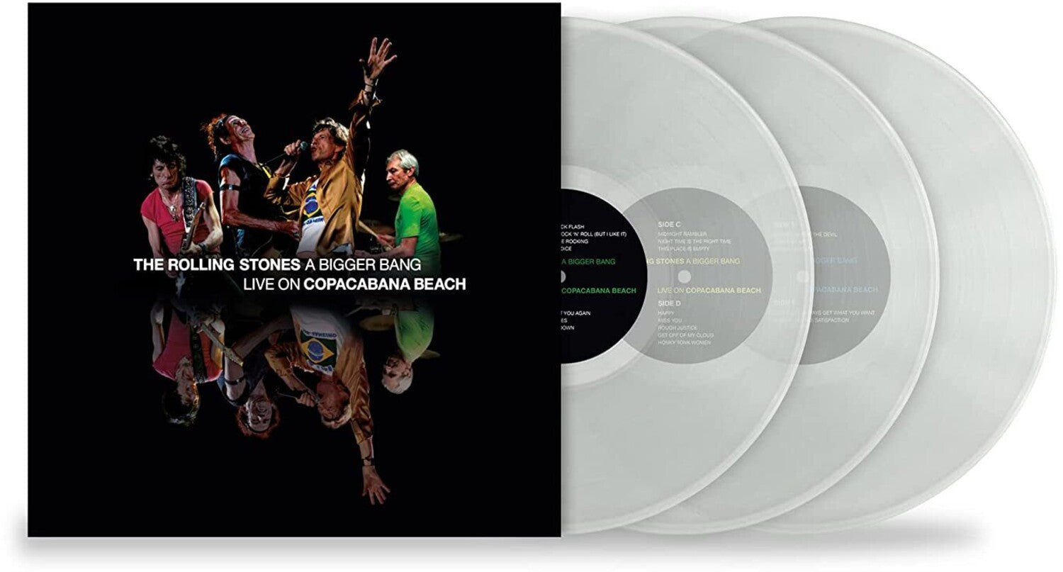 Rolling Stones - A Bigger Bang Live On Copacabana Beach (Clear Vinyl)