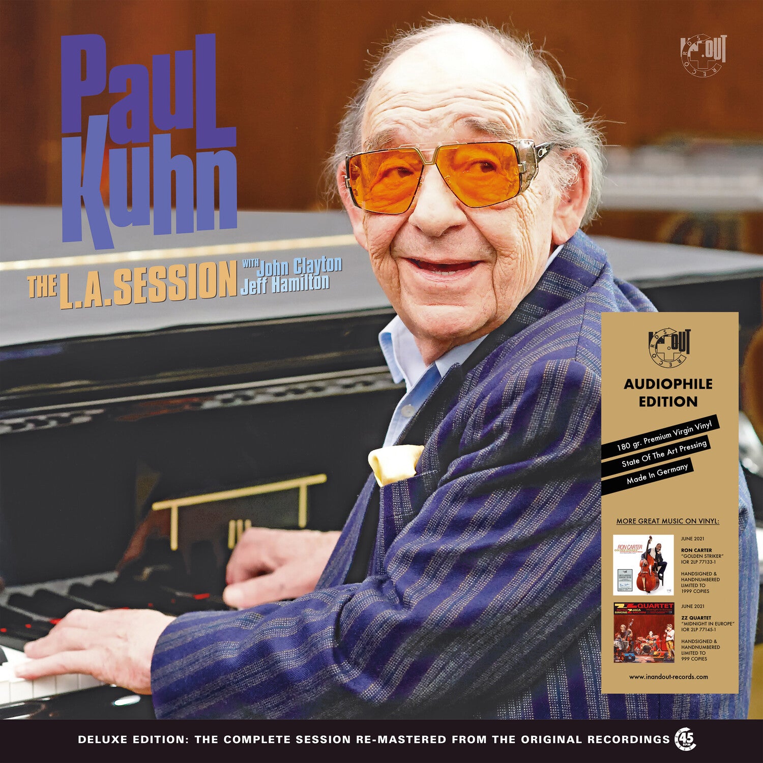Paul Kuhn / John Clayton / Jeff Hamilton - L.a. Session 2xLP (Deluxe)