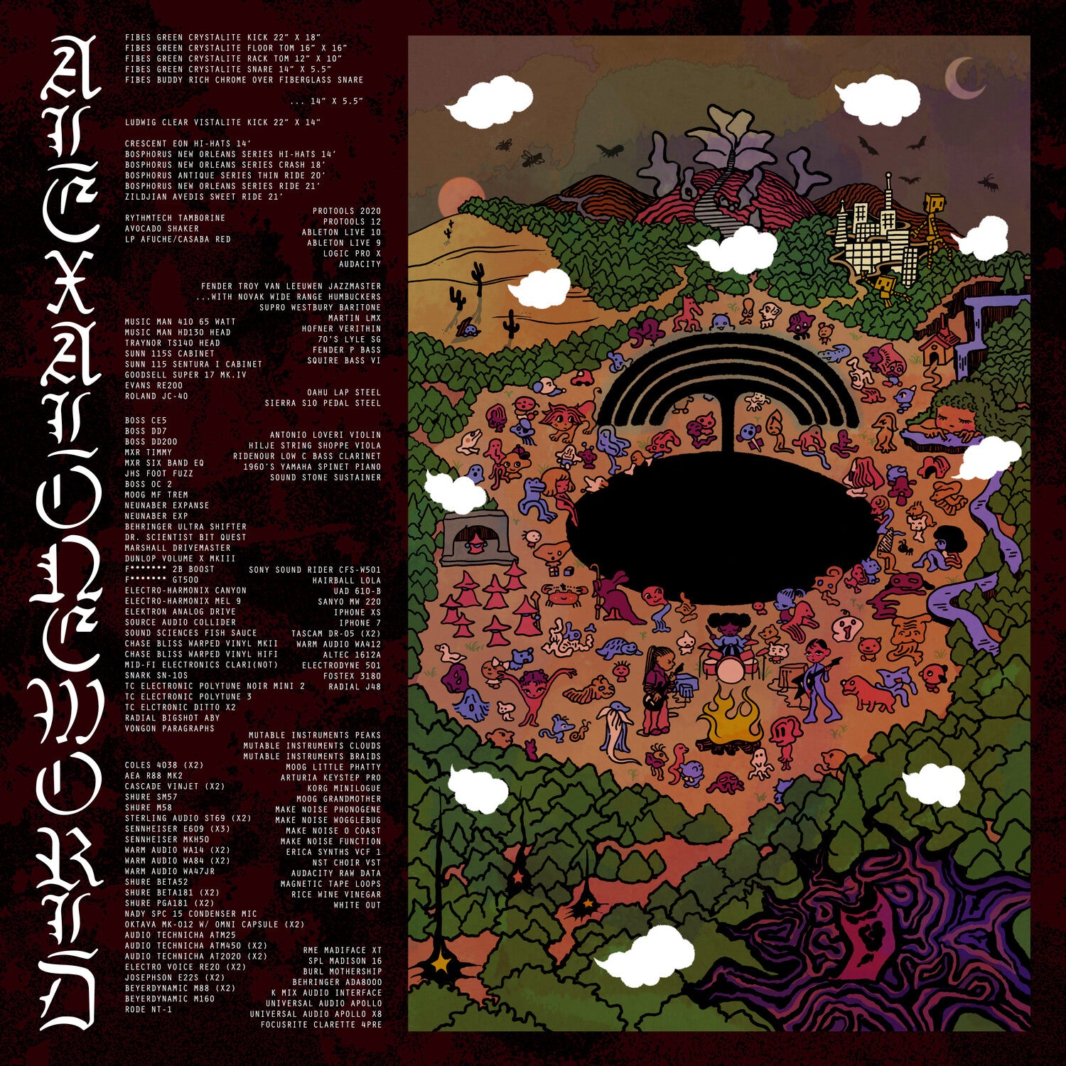 Alexaloneworld (Burgundy Vinyl)