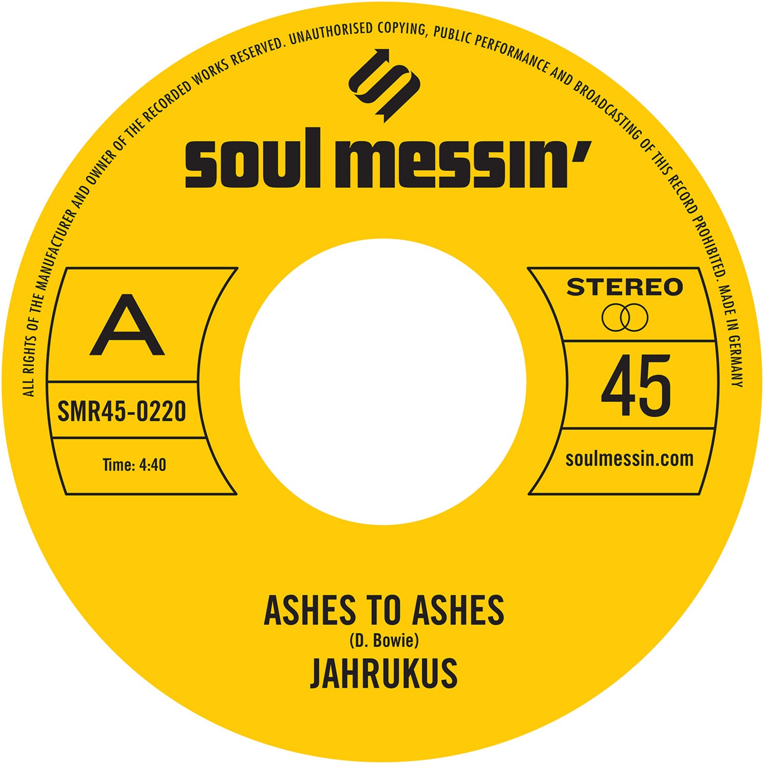 Jahrukus - Ashes to Ashes / Island Girl