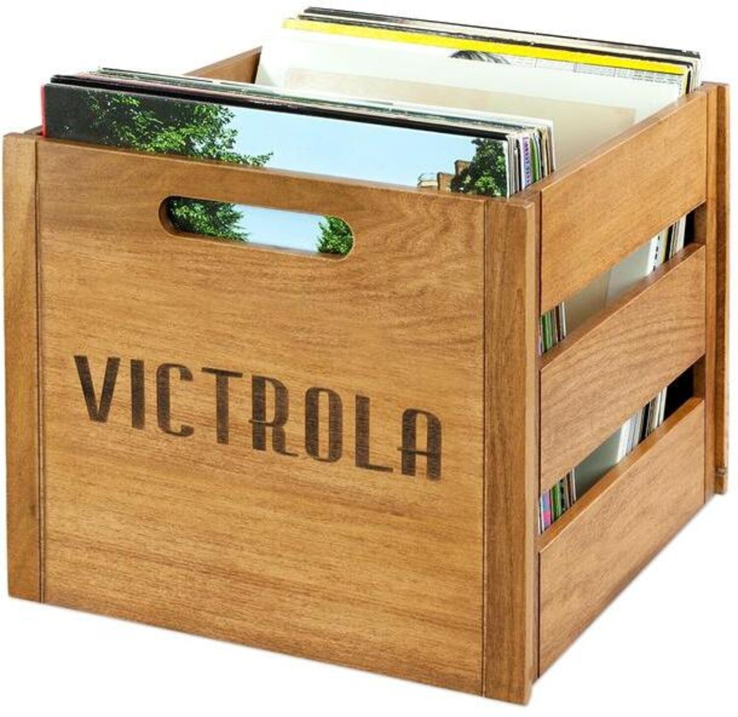 Victrola VA-20 Record Crate - Holds 50 LP Vinyl Records