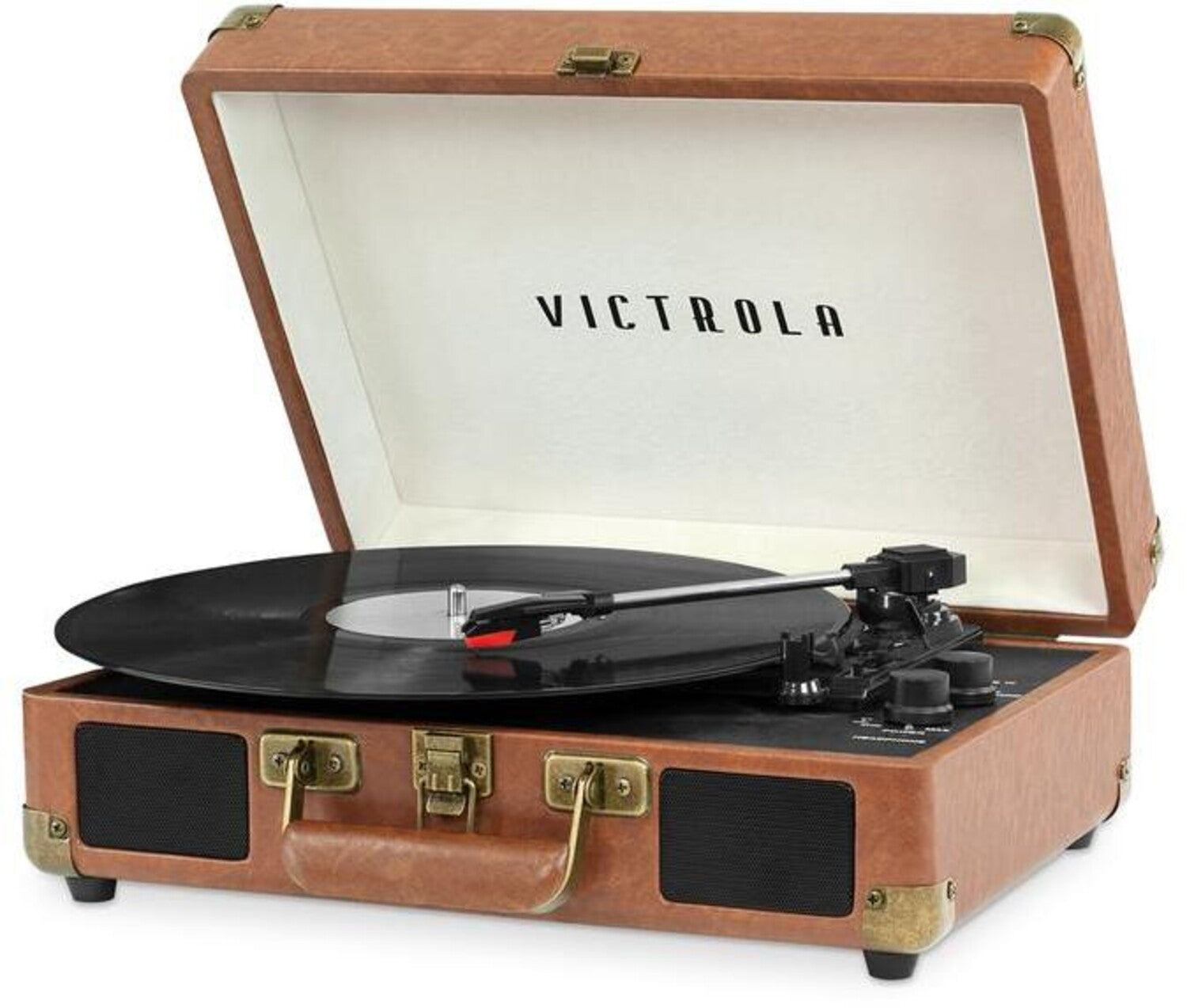 Victrola VSC-550BT-BRW-SDF Journey Bluetooth Portable Suitcase Turntable