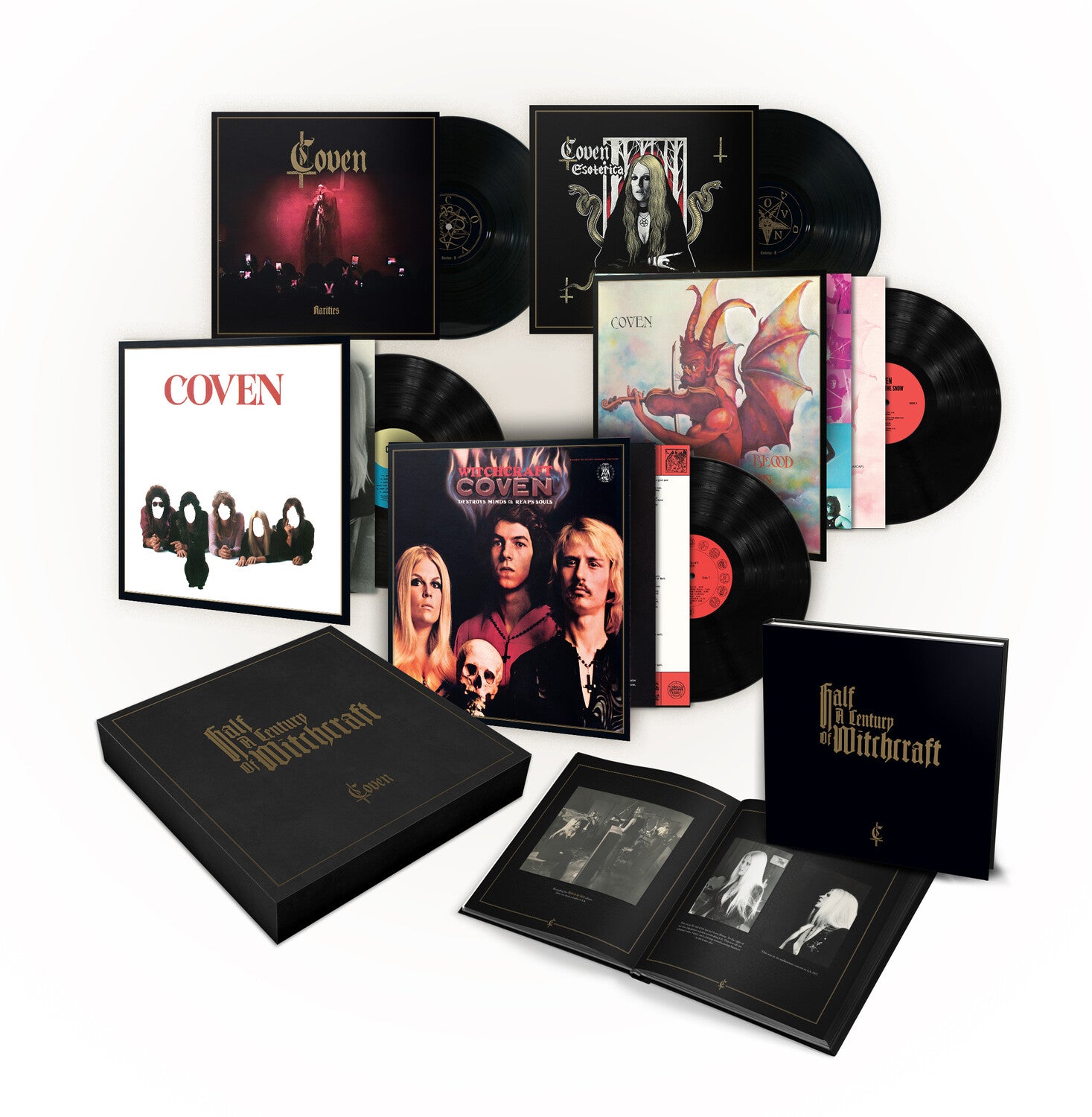 Coven - Half A Century Of Witchcraft 5xLP