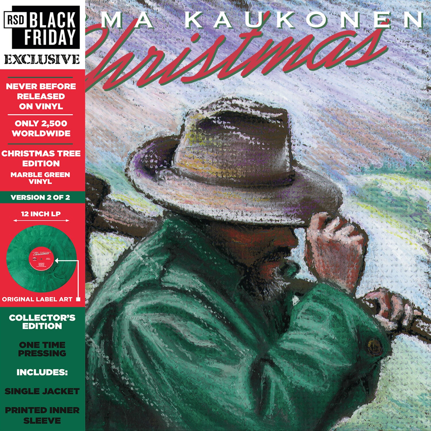 Jorma Kaukonen - Christmas Christmas Tree Edition (1 Of 2 V.) (Red Vinyl)