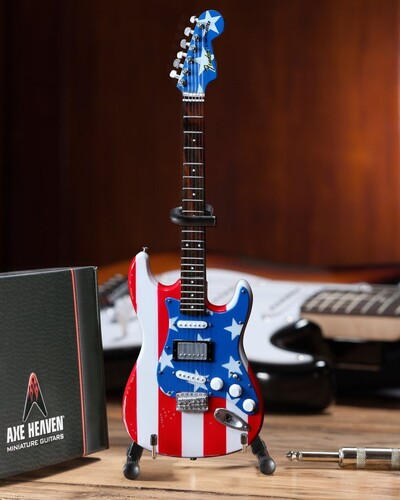AXE HVN FS011 WAYNE KRAMER MC5 STRAT STARS & STRIP - Axe Hvn Fs011 Wayne Kramer Mc5 Strat Stars & Strip