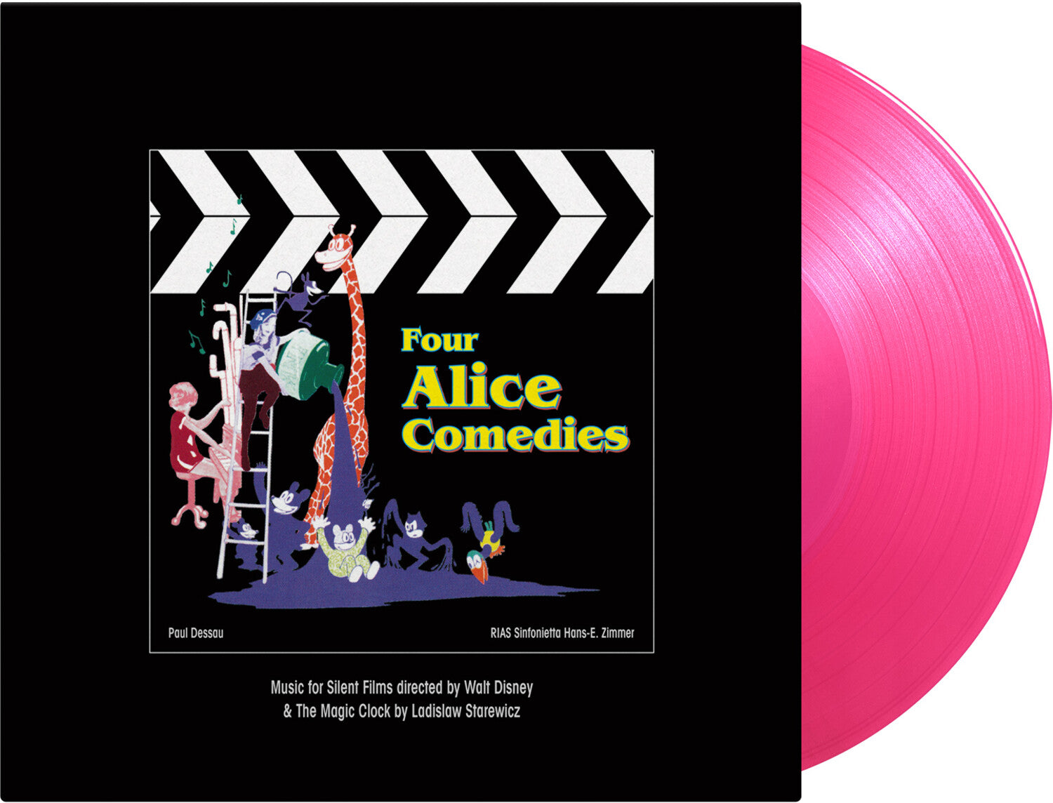 Paul Dessau / Hanes E. Zimmer / Rias Sinfonietta - Four Alice Comedies (Music for Silent Films Directed by Walt Disney) (Pink Vinyl)