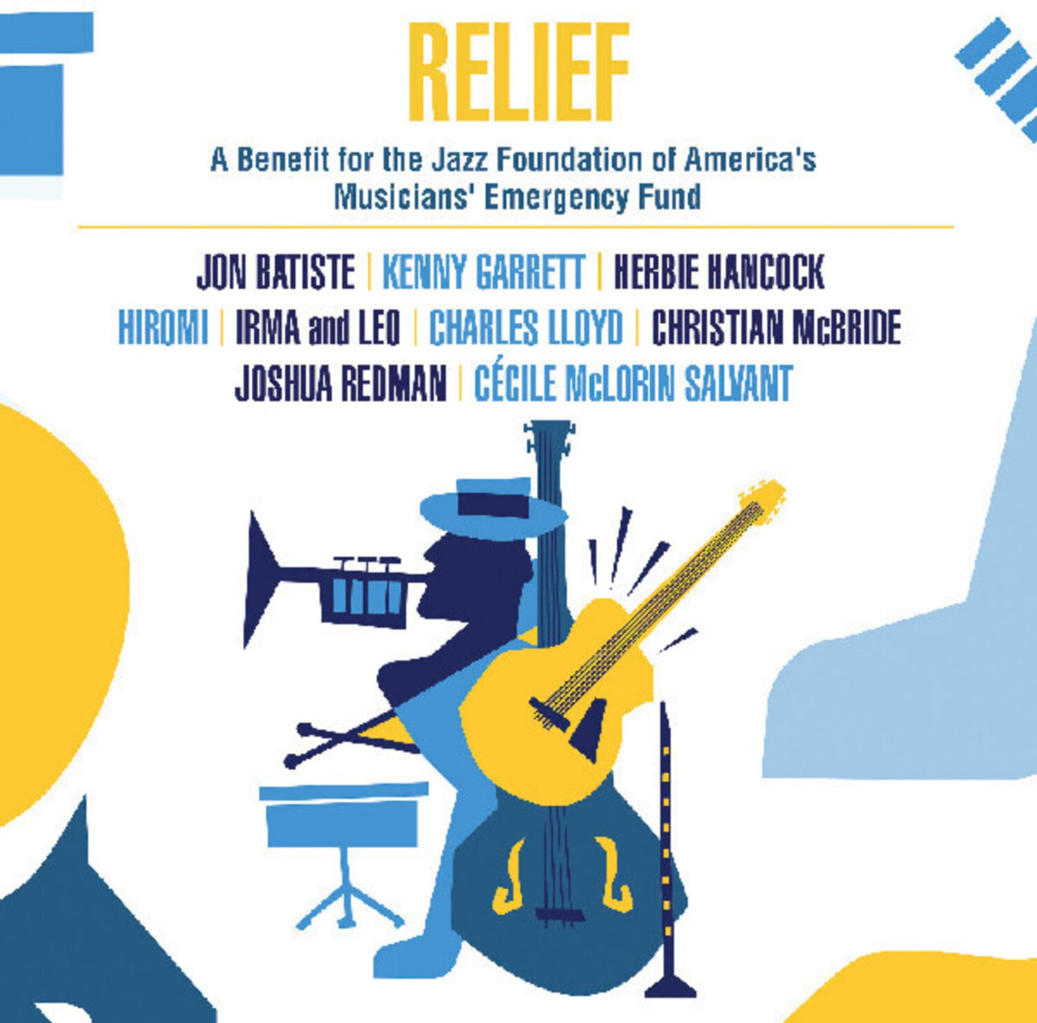 Relief: Benefit for Jazz Foundation America's - Relief - A Benefit For The Jazz Foundation Of America's Musicians' Em) 2xLP (Black Vinyl)
