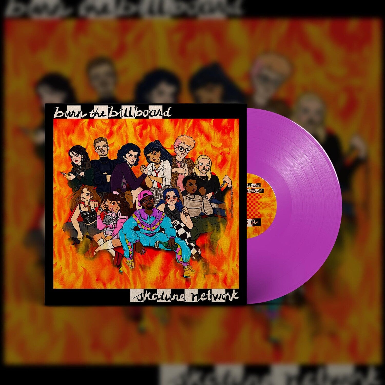 Skatune Network - Burn The Billboard (Purple Vinyl)