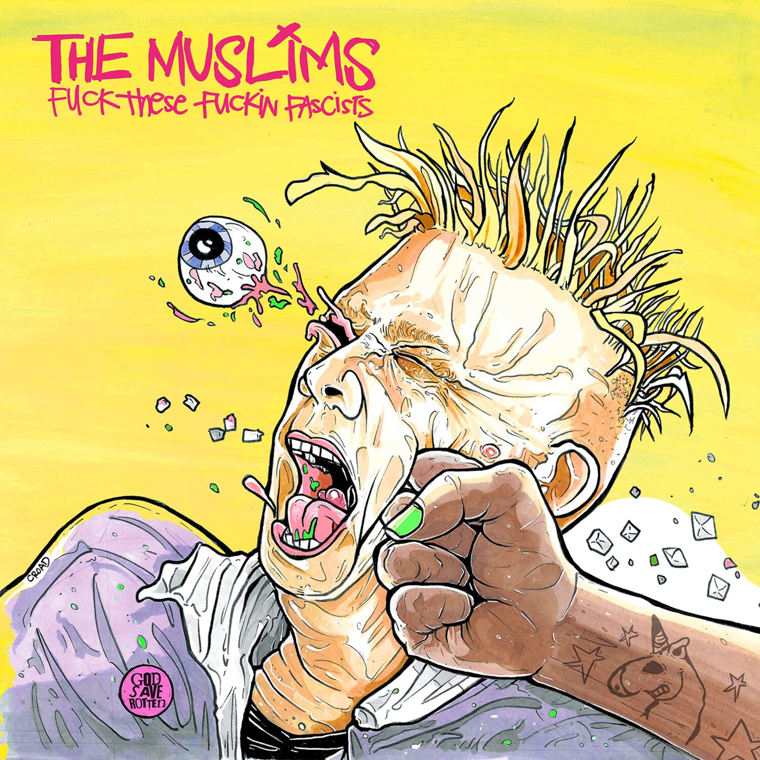 Muslims - Fuck These Fuckin Facists (Problematic Punk Pink) (Pink Vinyl)