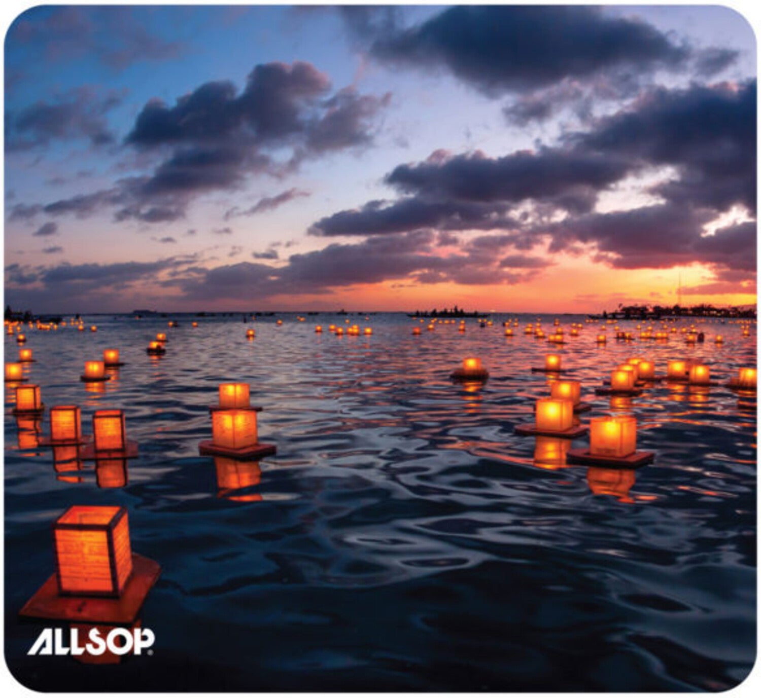 Allsop 32414 Naturesmart Lanterns Mousepad Eco-Friendly construction