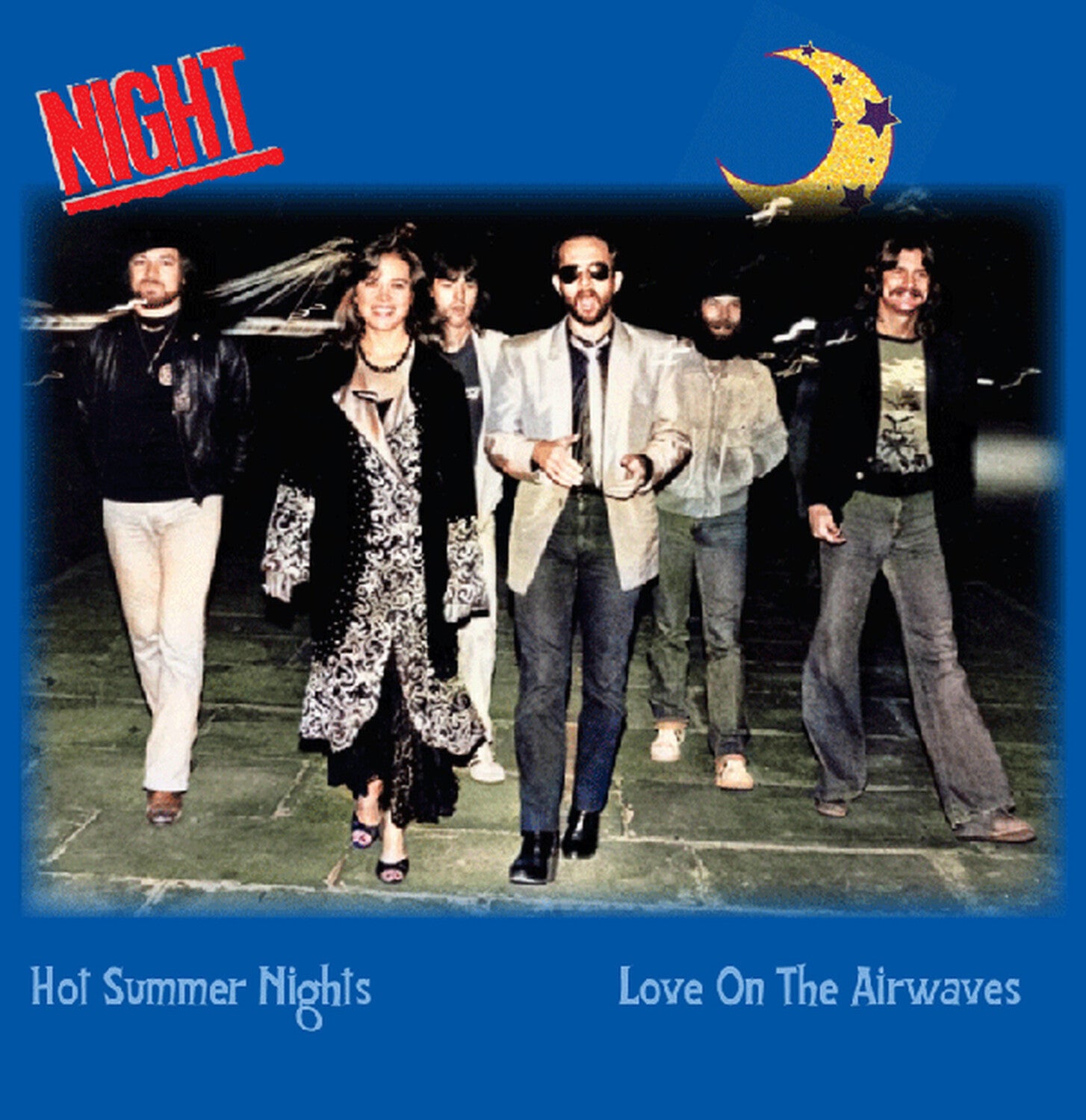 Night - Hot Summer Nights / Love On The Airwaves (Light Blue) (Blue Vinyl)