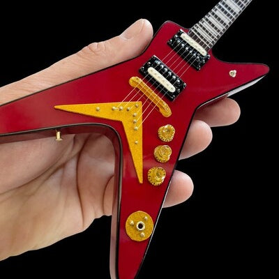 Axe Hvn Dg248 Dean Vintage Red Ml Mini Guitar - Axe Hvn Dg248 Dean Vintage Red Ml Mini Guitar