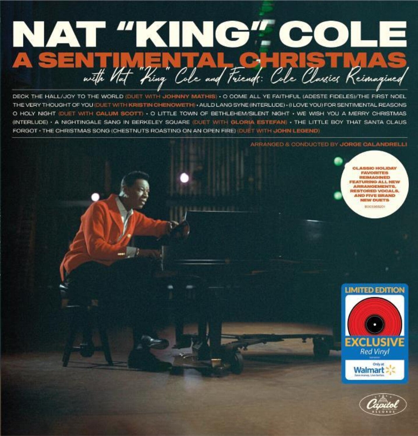 Nat King Cole - A Sentimental Christmas with Nat King Cole and Friends: Cole Classics Reimagined (Red Vinyl)