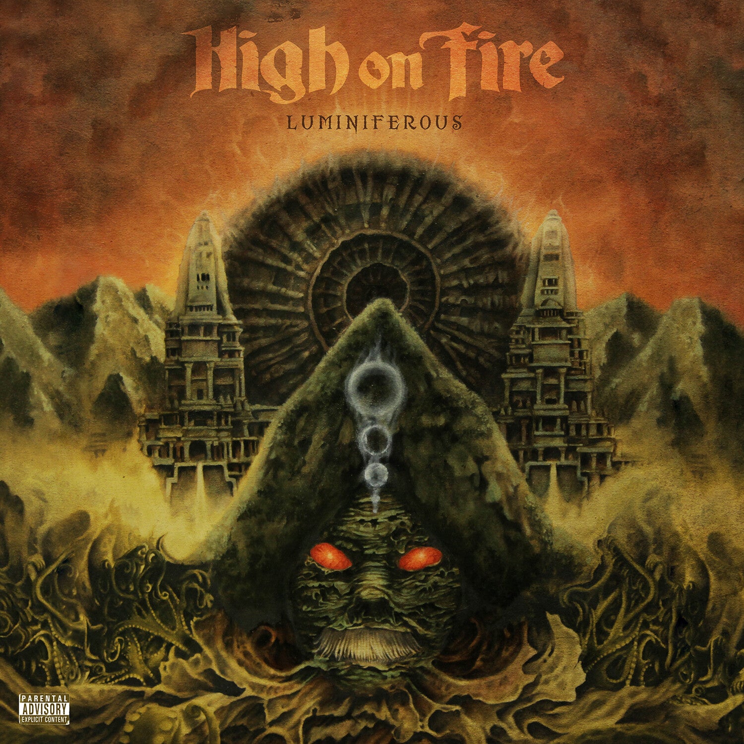 High on Fire - Luminiferous (Opaque Olive Green) 2xLP (Green Vinyl)