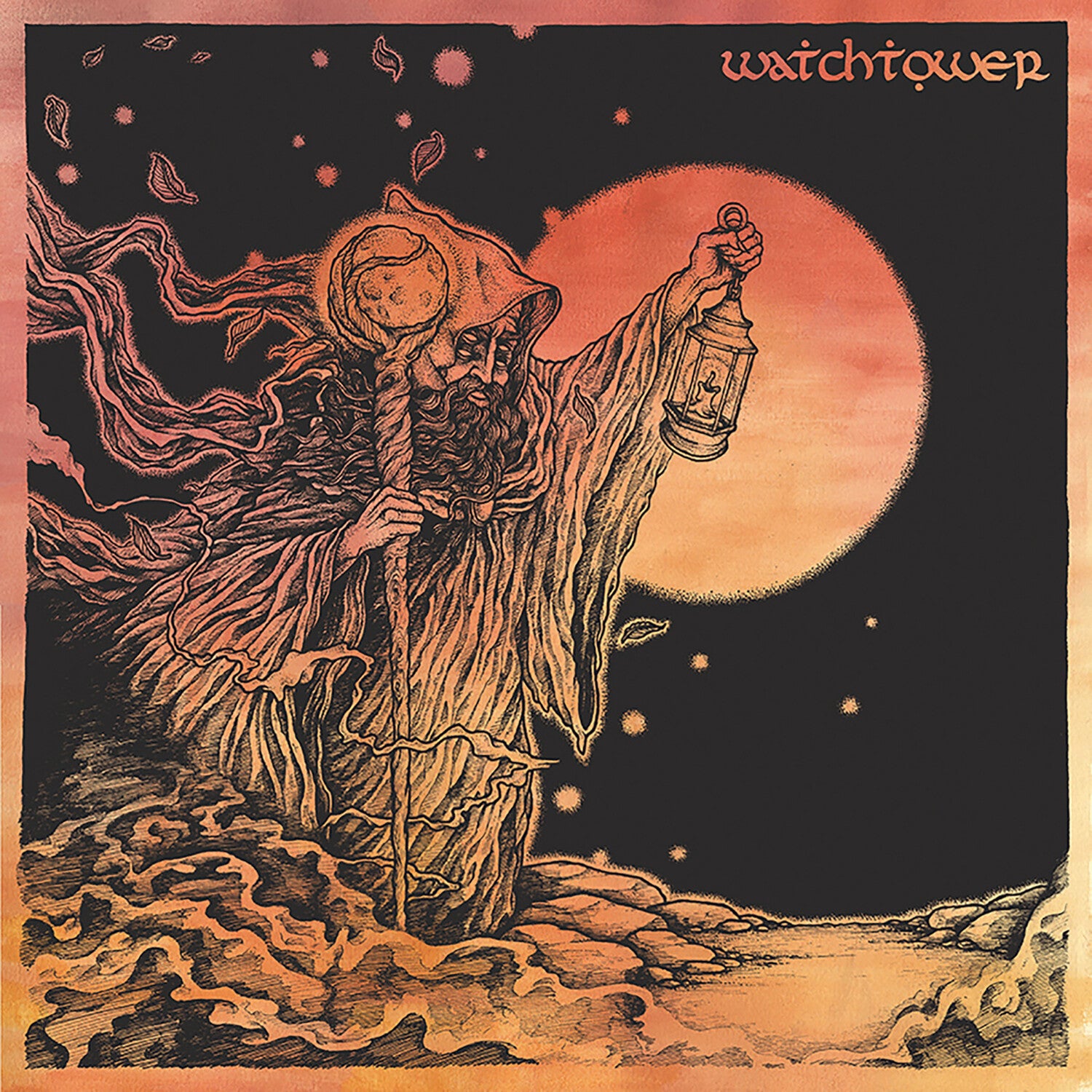 Watchtower - Radiant Moon (Milky clear / Classic Black Color in Color) (White Vinyl)