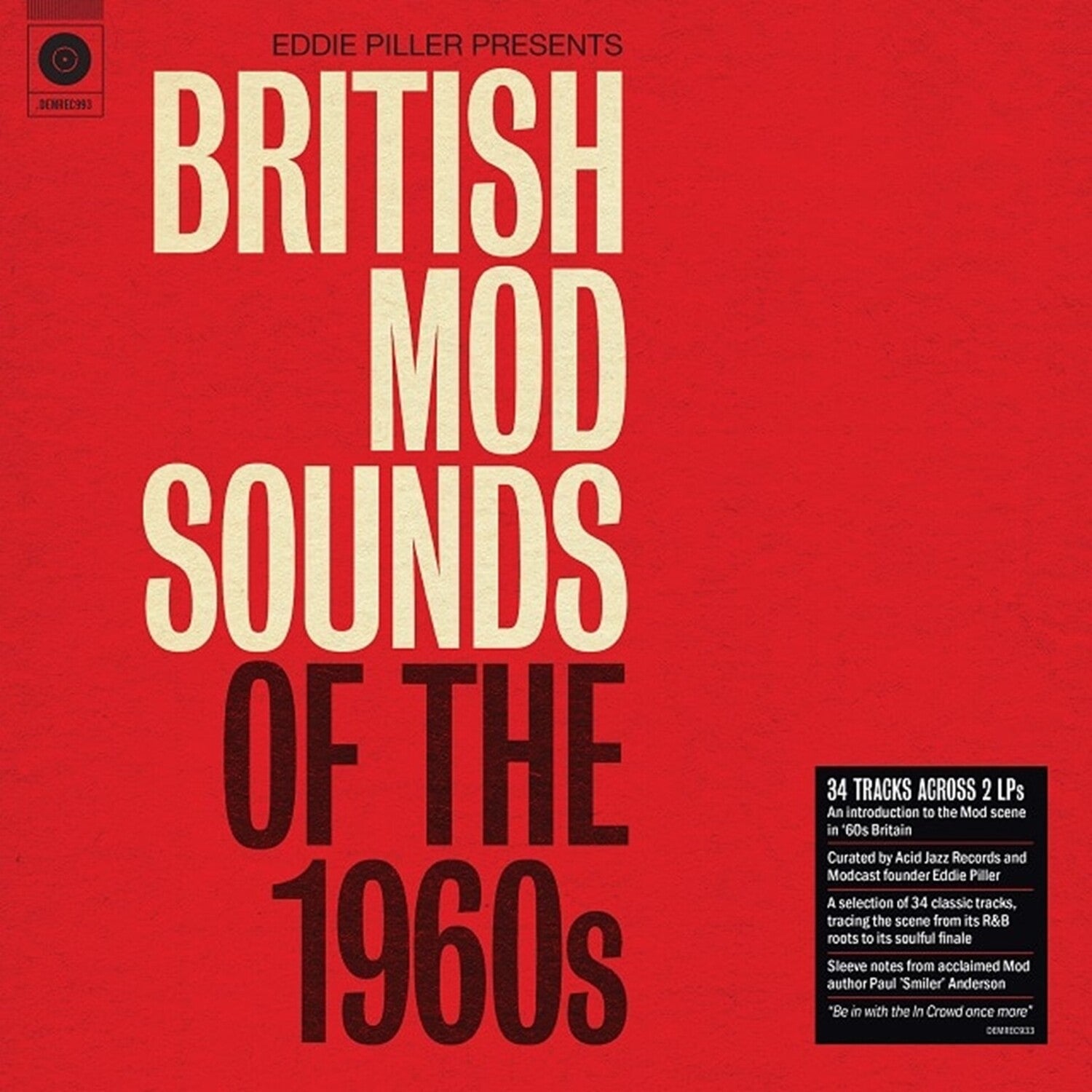 Various Artists - Eddie Piller Presents British Mod Sounds Of The 1960S 2xLP