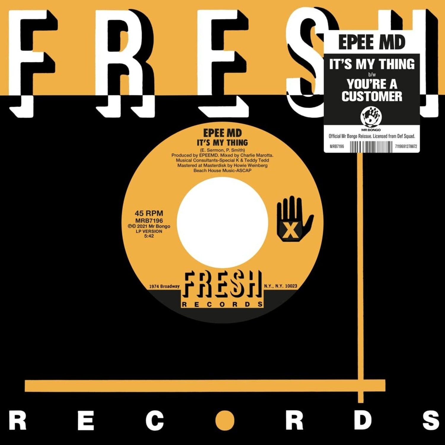 Epmd - It's My Thing / You're A Customer