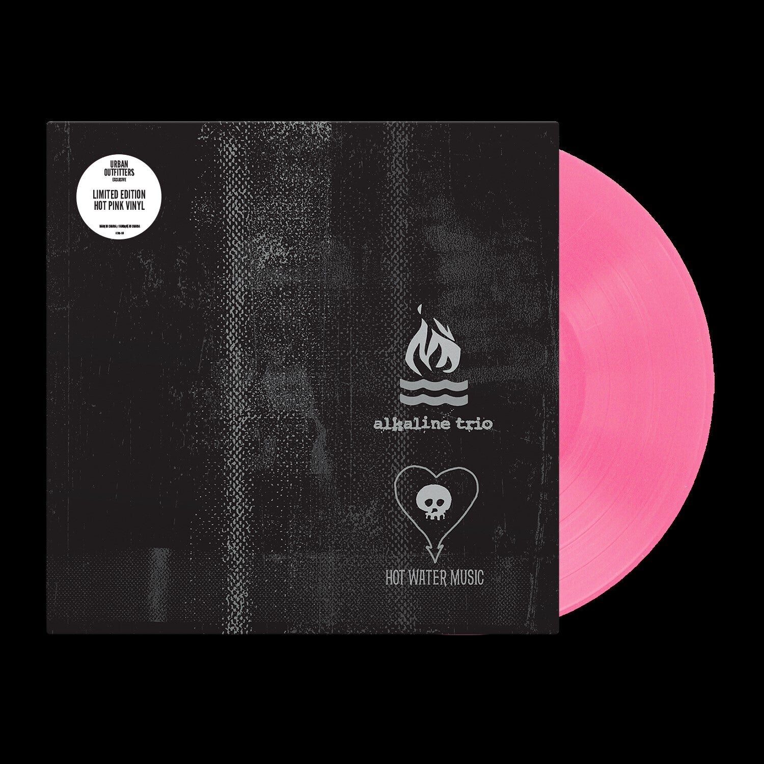 Alkaline Trio / Hot Water Music - Split - Hot Pink (Pink Vinyl)