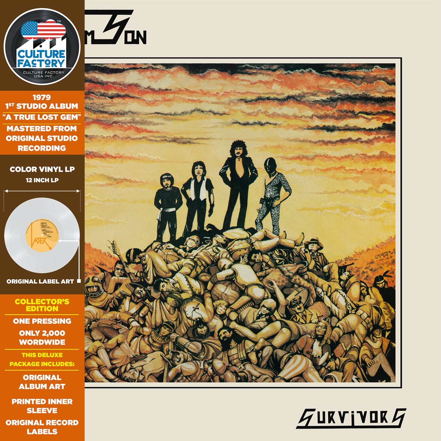 Samson - Survivors (Milky Clear) (Clear Vinyl)