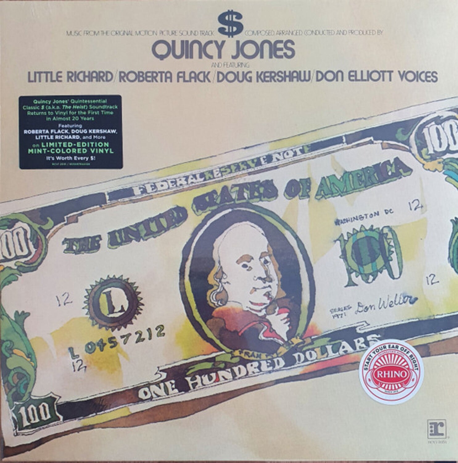 Quincy Jones - $ (Original Soundtrack) (Green Vinyl)