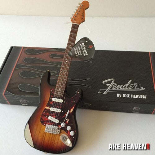 Axe Hvn Fs021 Fender Strat Snbrst Tortoise Pickgua - Axe Hvn Fs021 Fender Strat Snbrst Tortoise Pickgua