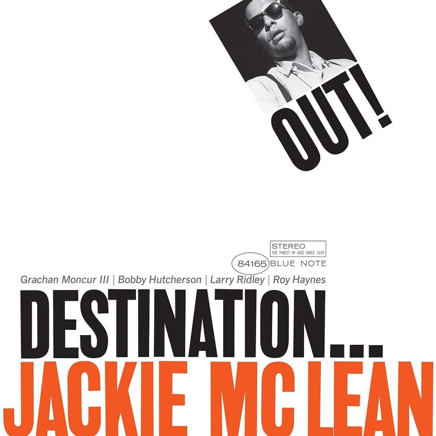 Jackie McLean - Destination Out — vinyl LP album cover
