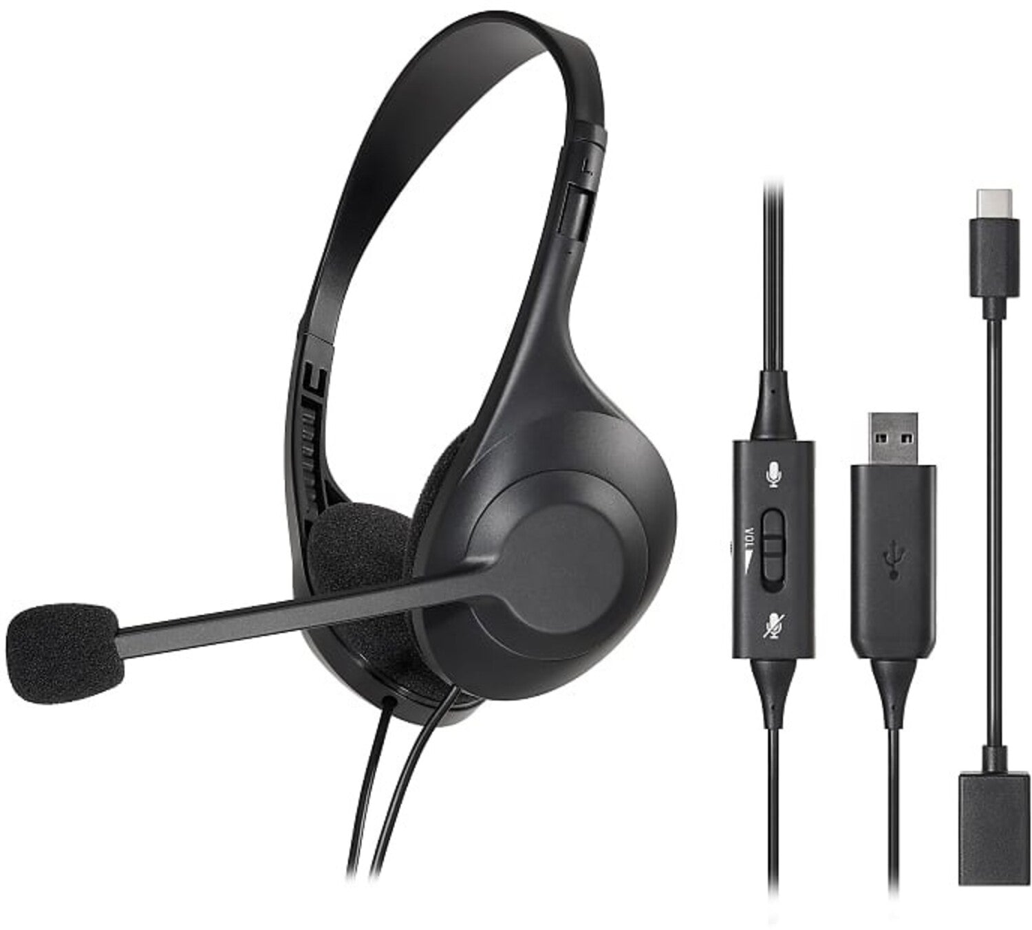 Audio Technica ATH-102USB Dual-Ear Stereo USB Computer Headset