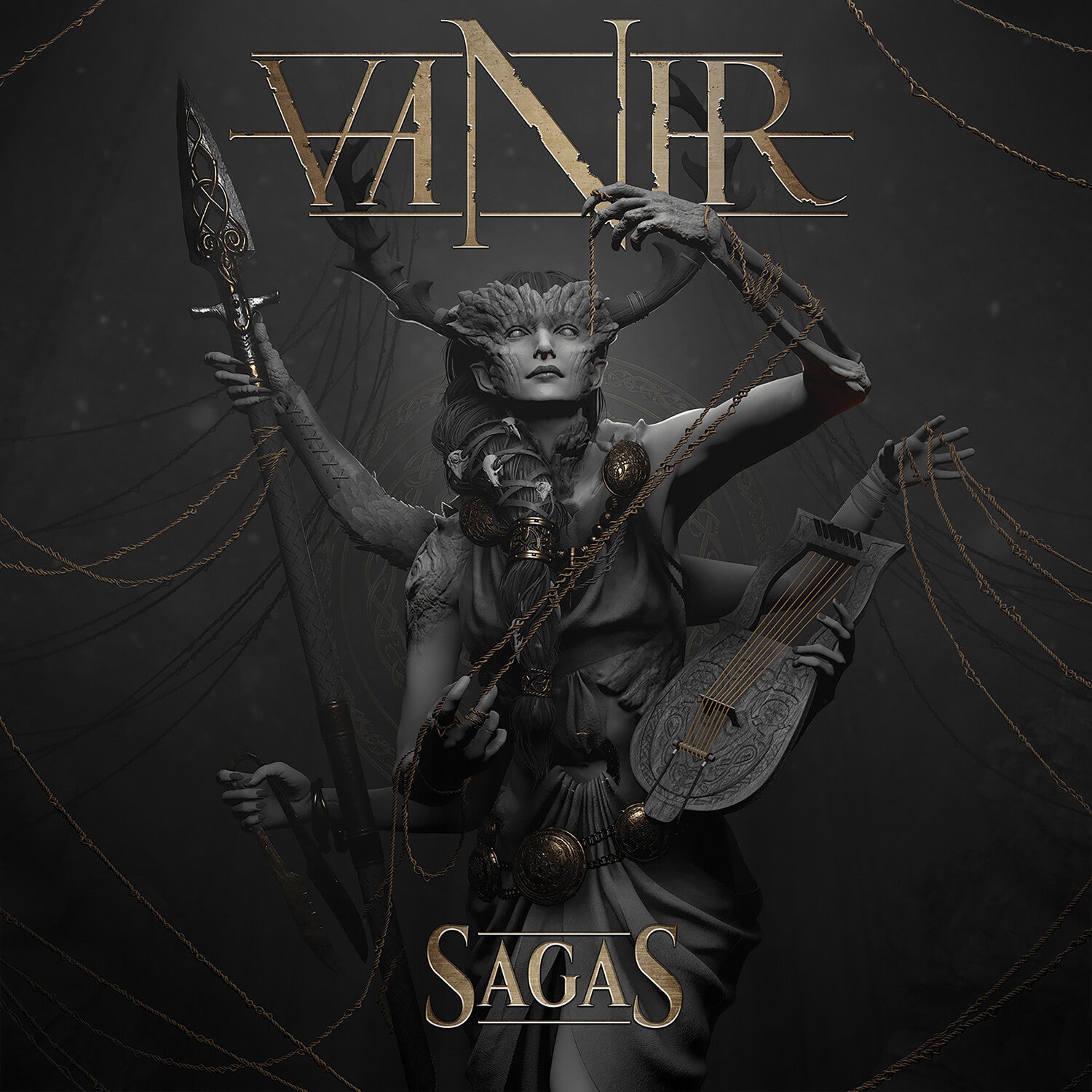 Vanir - Sagas (Gold & Black) (Gold Vinyl)