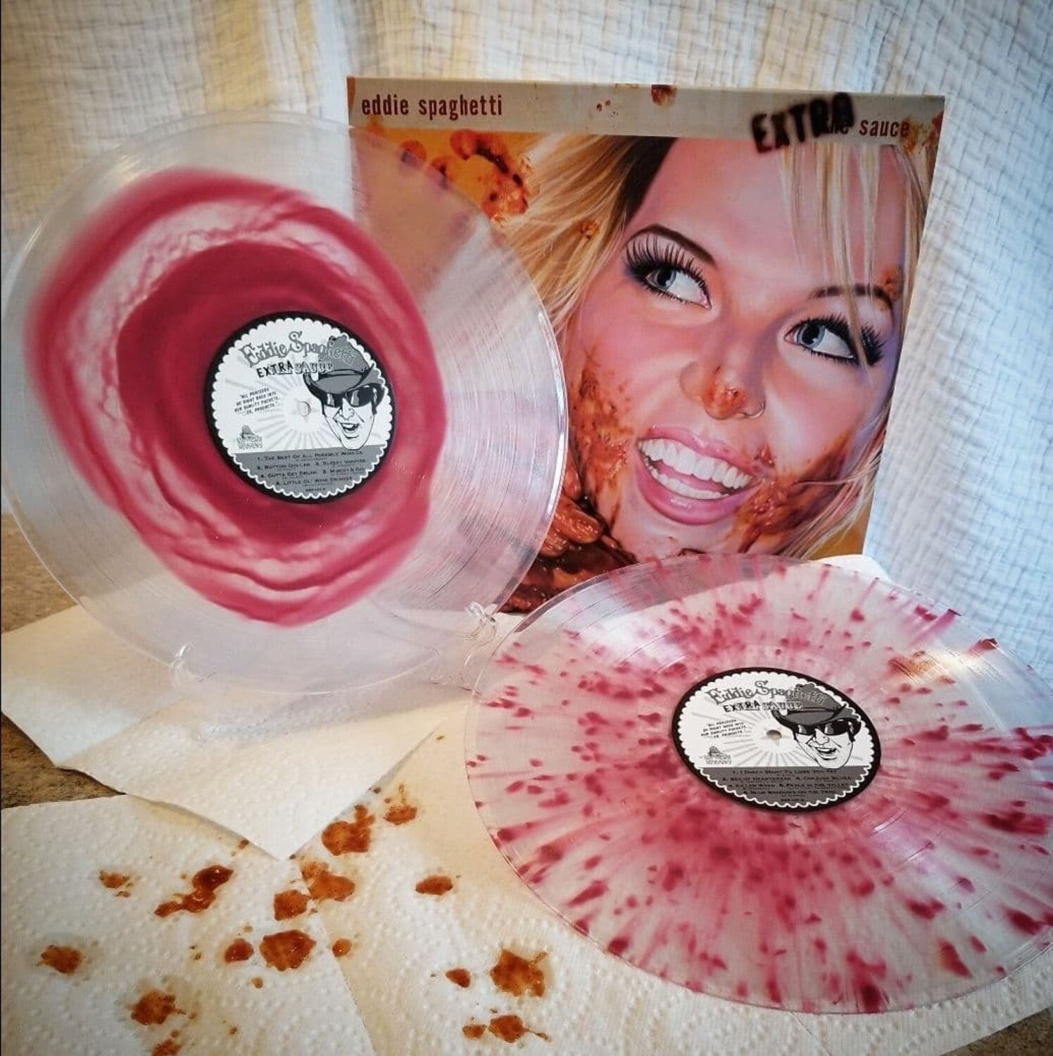 Eddie Spaghetti - Extra Sauce (Clear Vinyl)