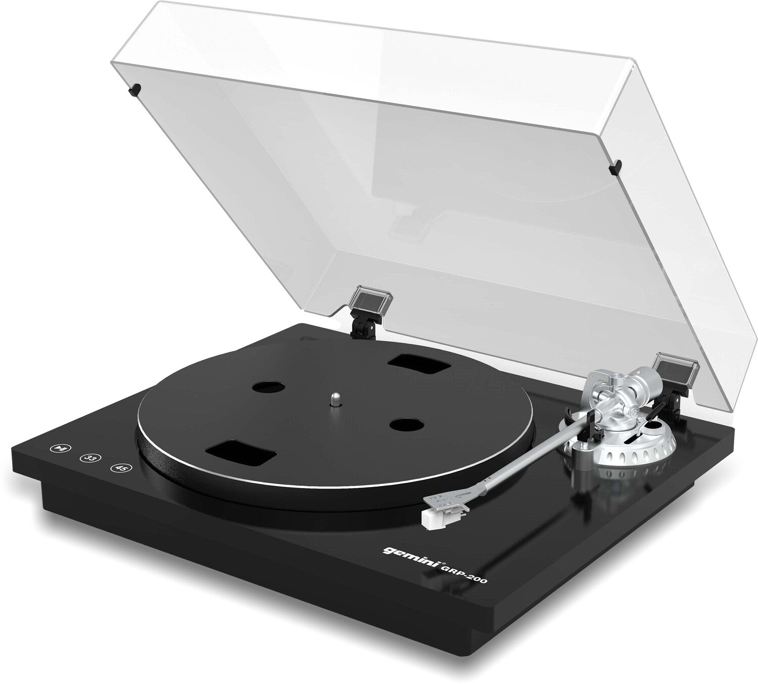 Gemini GRP-200 Professional Belt Drive USB Turntable (2 Speeds 33/45)