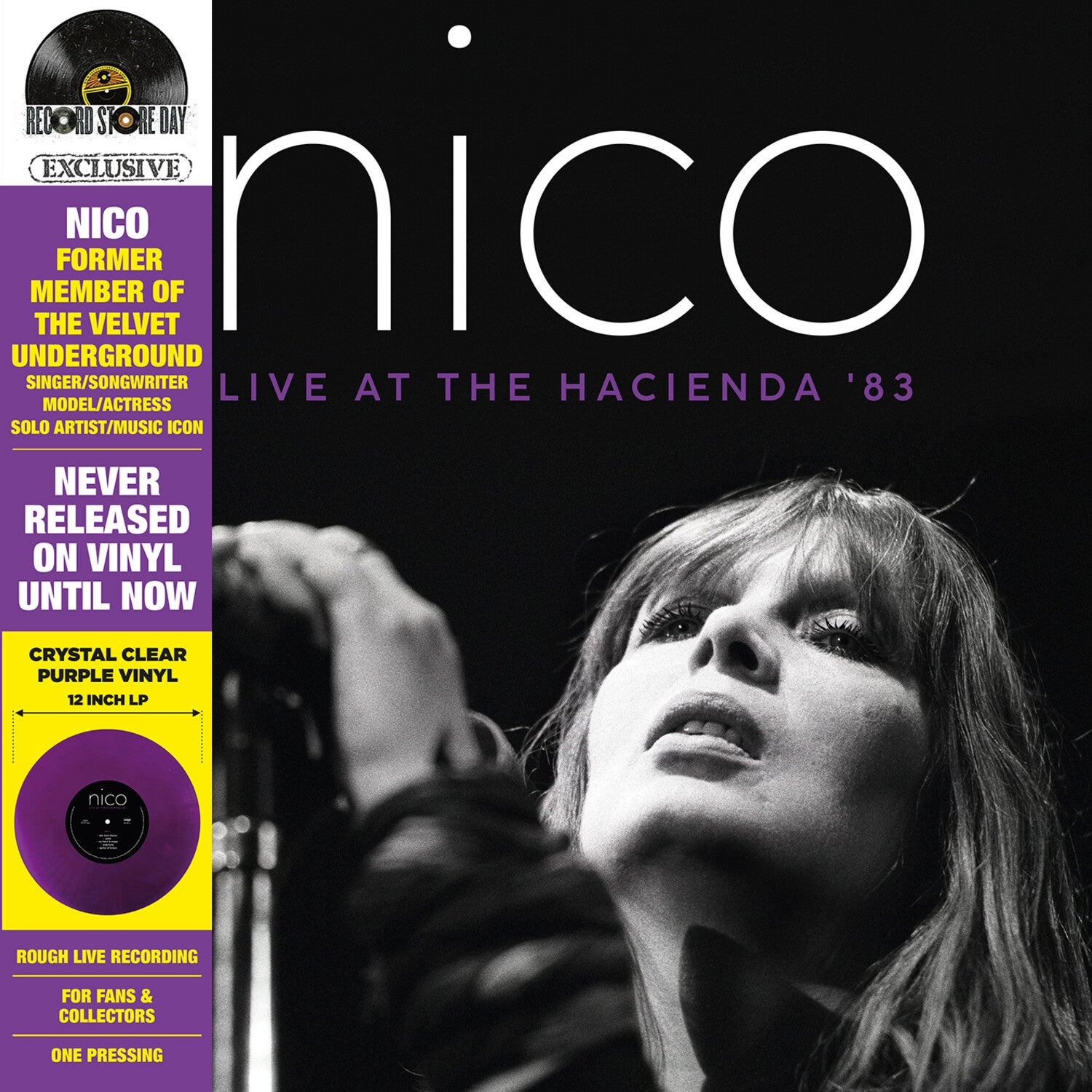 Nico - Live At The Hacienda '83 (Clear Vinyl)