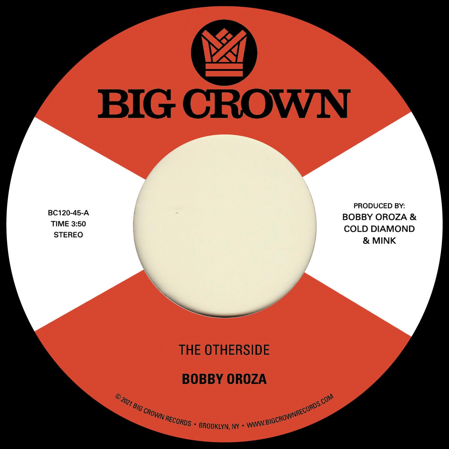 Bobby Oroza - The Otherside b/w Make Me Believe