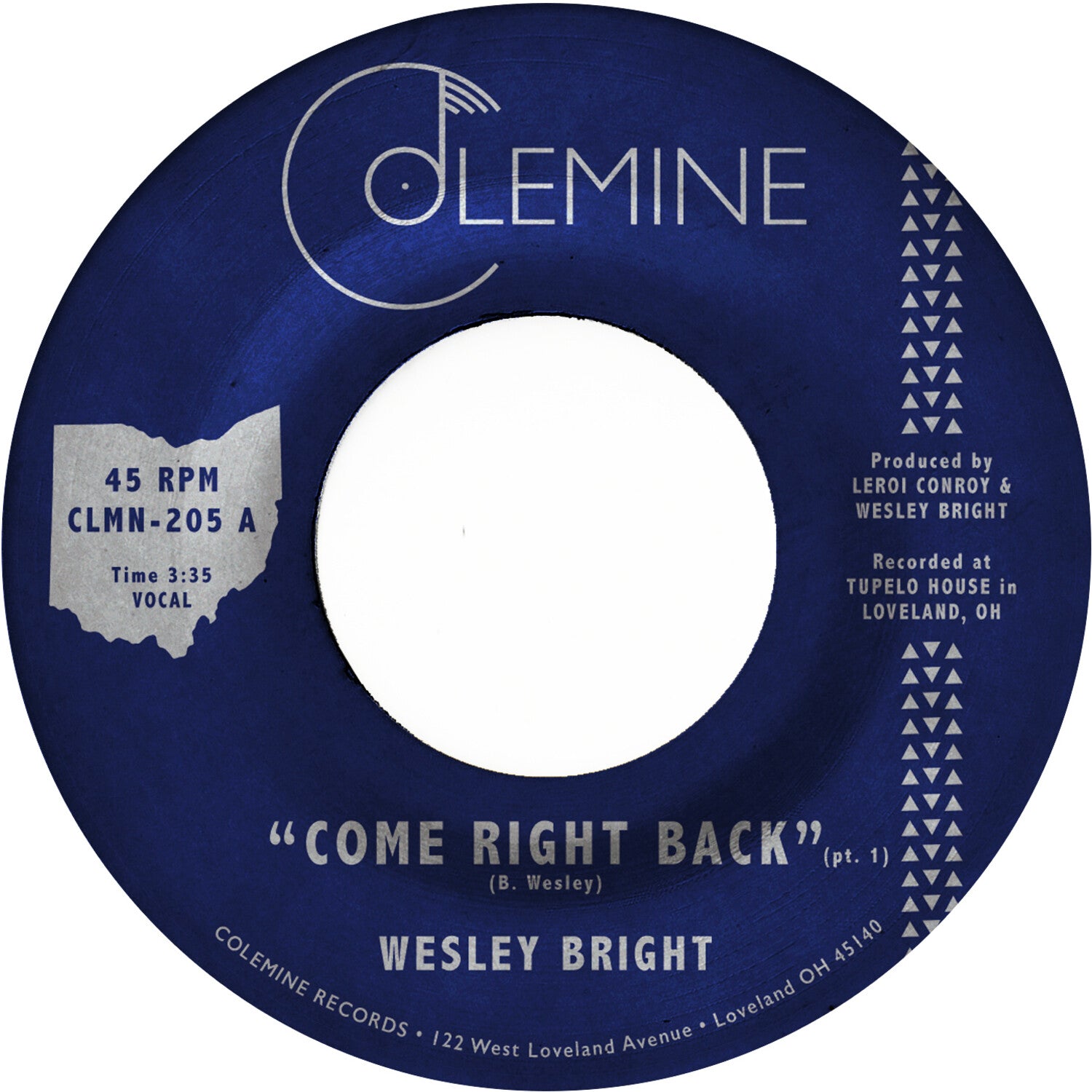 Wesley Bright - Come Right Back (Opaque Red) (Red Vinyl)