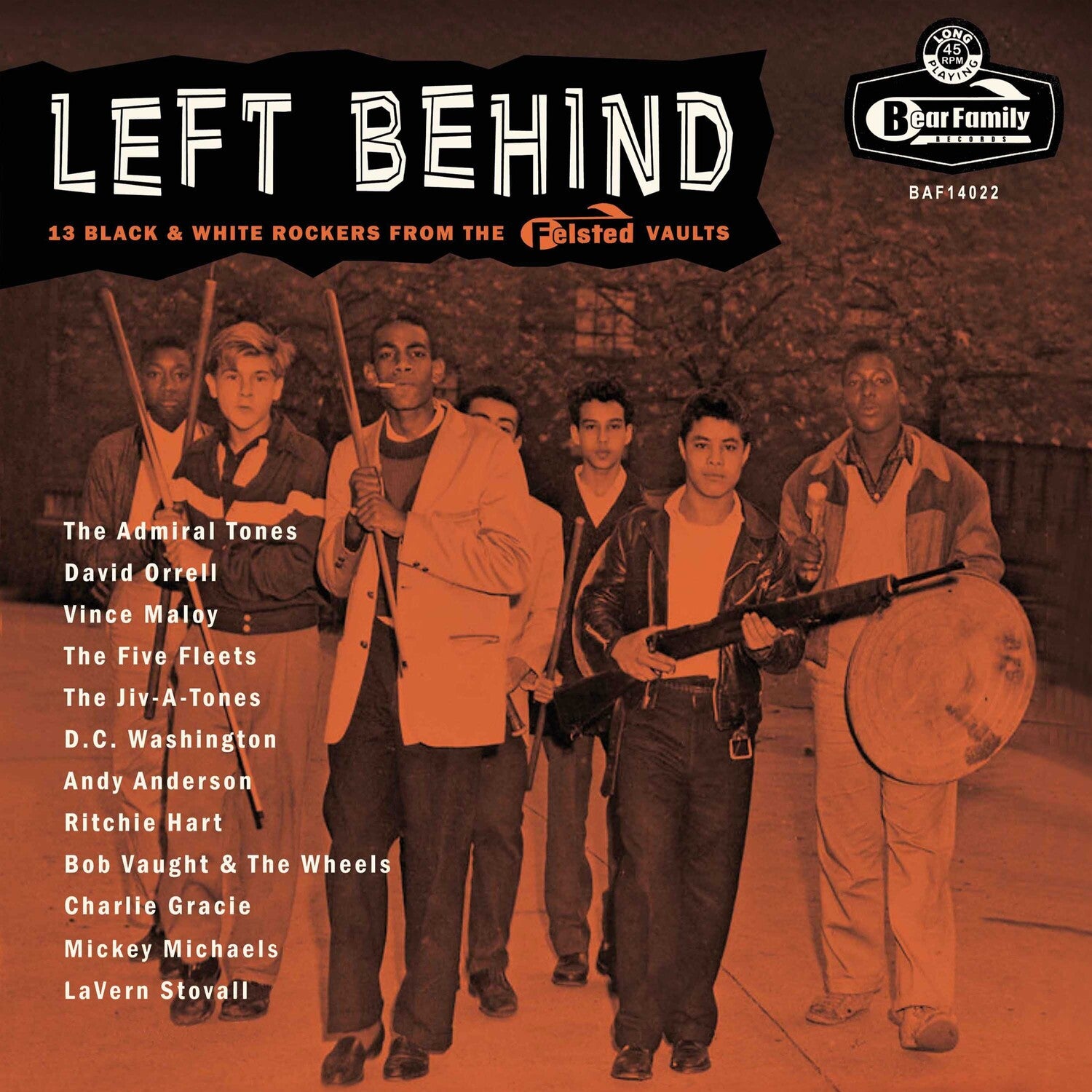 Left Behind: 13 Black & White Rockers From / Var - Left Behind: 13 Black & White Rockers From The Felsted Vaults 2xLP