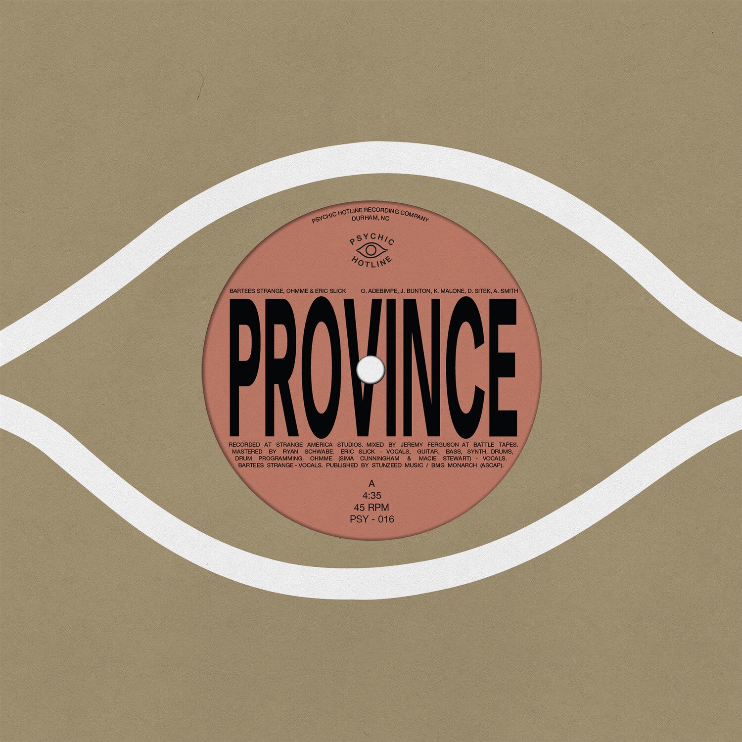 Bartees Strange / Eric Slick Ohmme / Anjimile - Province / Ever New